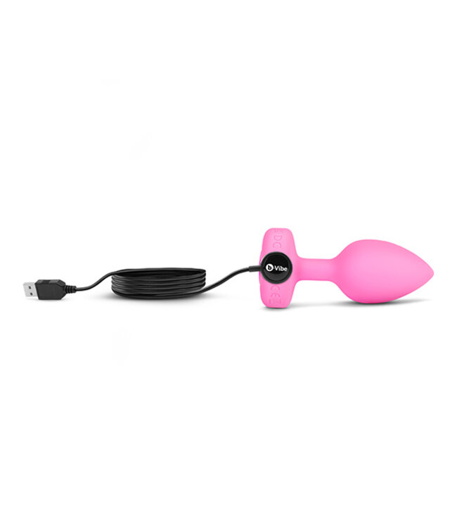 B-Vibe - Vibrerende Hartvormige Butt Plug S/M Roze