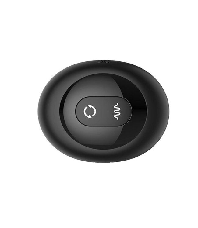 Nexus - Tornado Afstandbestuurbaar Roterende Butt Plug Zwart