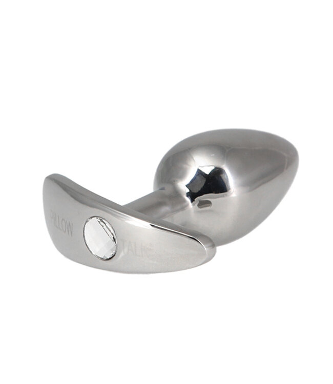 Pillow Talk - Sneaky Stainless Steel Butt Plug met Swarovski Kristal