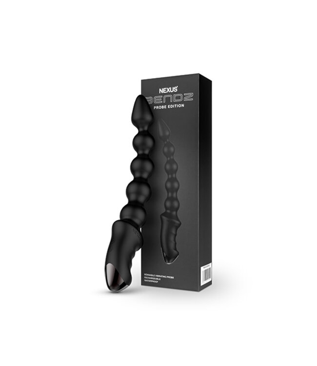 Nexus - Bendz Bendable Vibrator Anal Probe Edition Zwart