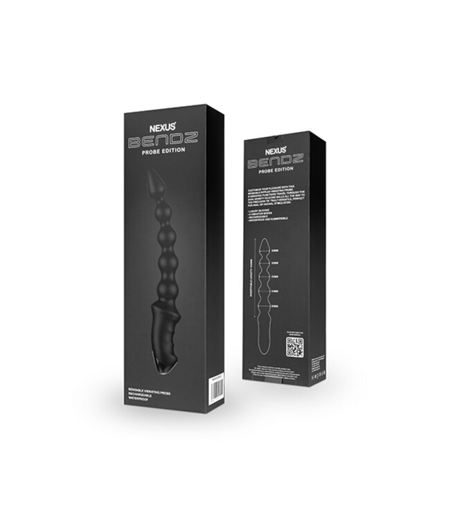 Nexus - Bendz Bendable Vibrator Anal Probe Edition Zwart