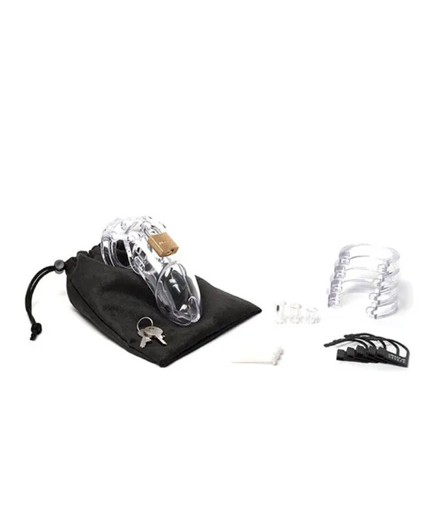 CB-X - CB-6000 Chastity Cock Cage Clear 35 mm