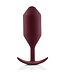 B-Vibe B-Vibe - Snug Plug 5 Dark Red