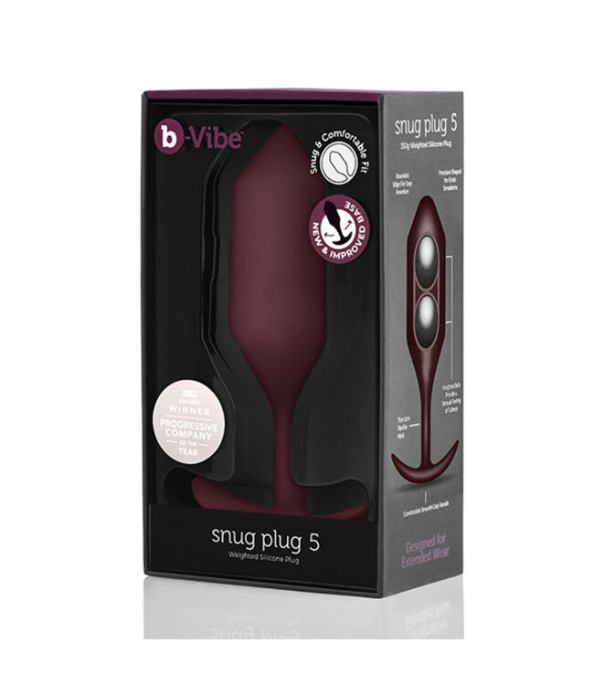 B-Vibe - Snug Plug 5 Dark Red