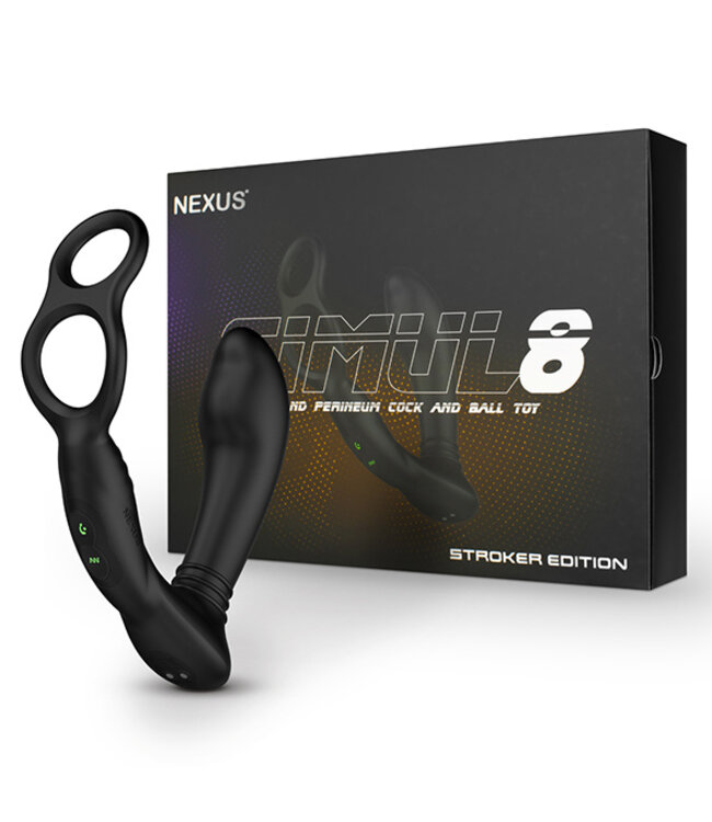 Nexus - Simul8 Stroker Edition Vibrating Dual Motor Anal Cock and Ball Toy