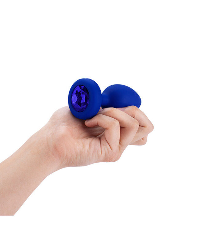 B-Vibe - Vibrerende Juwelen Plug L/XL Navy