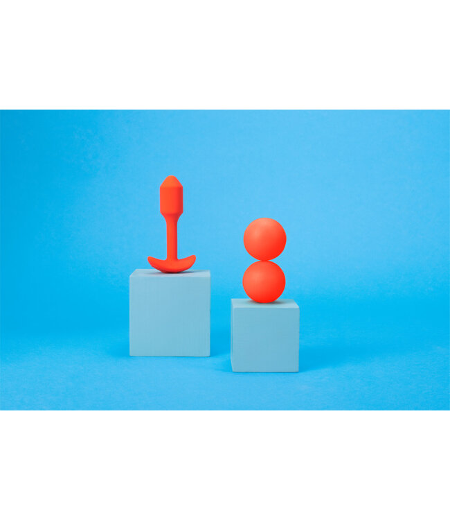 B-Vibe - Vibrerende Snug Plug 1 (S) Oranje