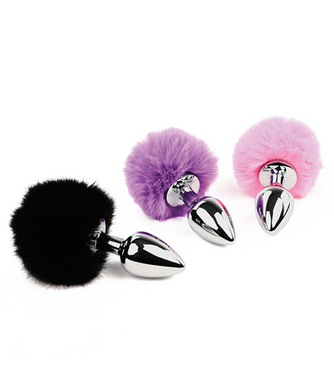 FeelzToys - Bunny Tails Butt Plug Paars