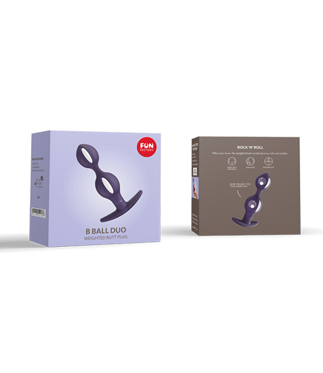 Fun Factory - B Balls Duo Anaal Plug with Motion Wit Paars
