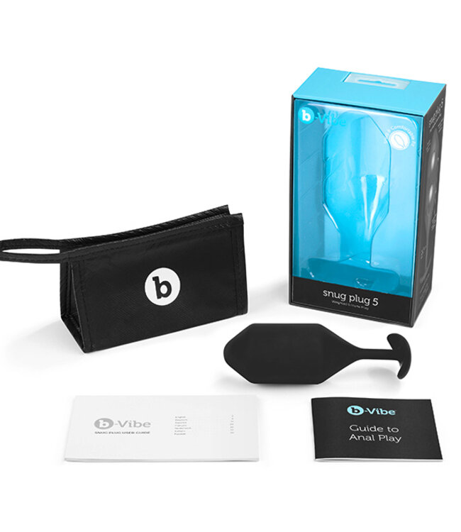 B-Vibe - Snug Plug 5 Zwart