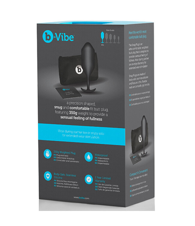 B-Vibe - Snug Plug 5 Zwart