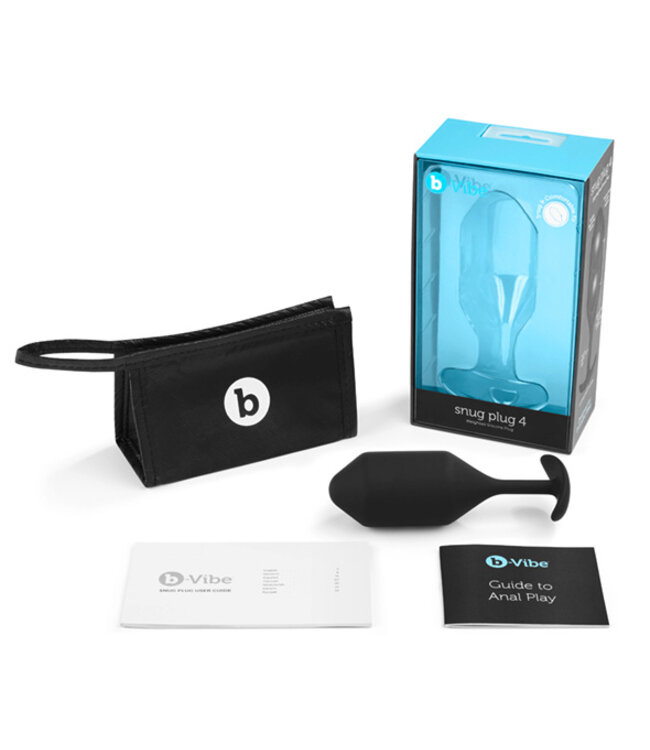 B-Vibe - Snug Plug 4 Zwart
