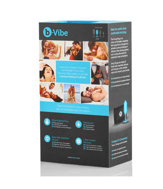 B-Vibe - Snug Plug 3 Blauw