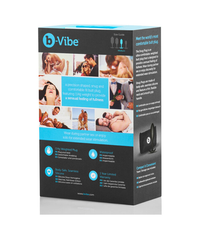 B-Vibe - Snug Plug 2 Zwart
