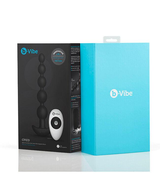 B-Vibe - Cinco Anale Kralen Zwart