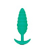 B-Vibe B-Vibe - Texture Plug Twist Groen