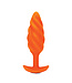 B-Vibe B-Vibe - Texture Plug Swirl Oranje