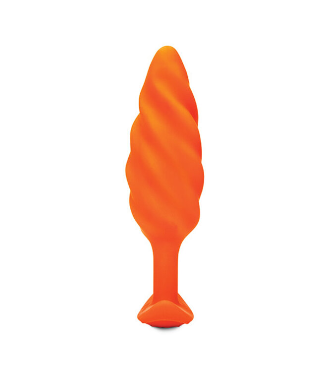 B-Vibe - Texture Plug Swirl Oranje