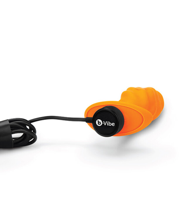 B-Vibe - Texture Plug Swirl Oranje