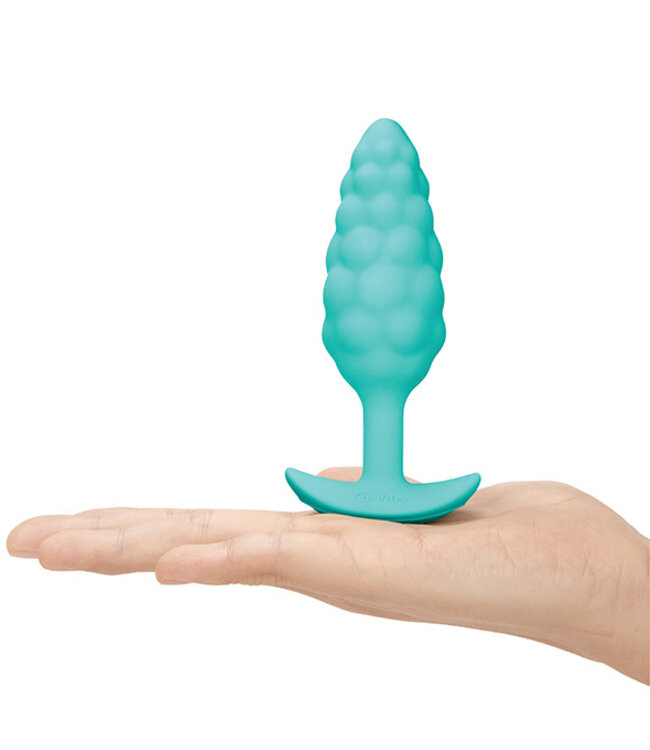 B-Vibe - Texture Plug Bump Blauw