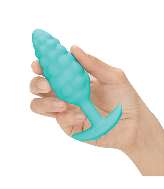 B-Vibe - Texture Plug Bump Blauw