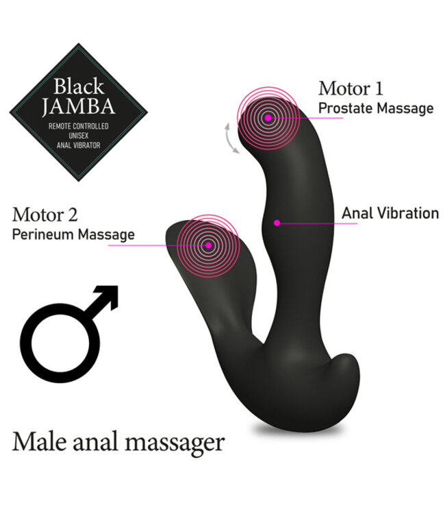 FeelzToys - Black Jamba Anaal Vibrator