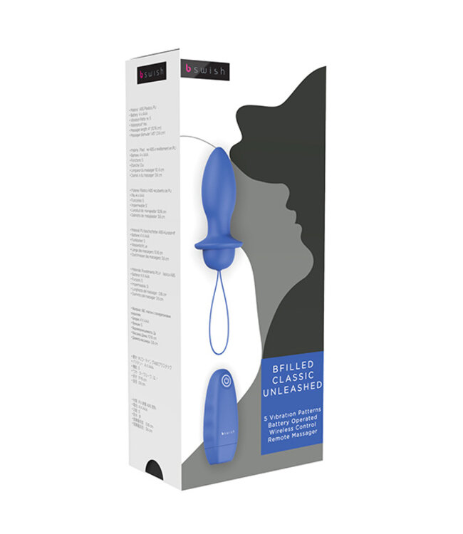 B Swish - bfilled Classic Vibrerende Plug Denim