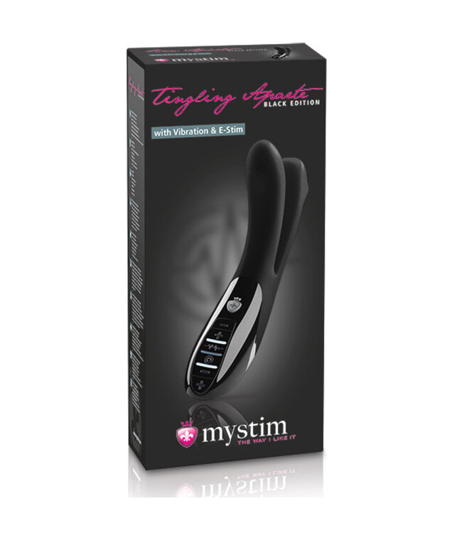 Mystim - Tingling Aparte eStim Vibrator Zwart