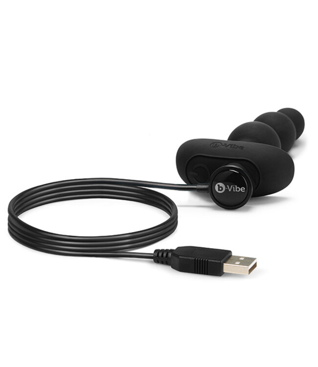 B-Vibe - Triplet Anale Kralen Zwart