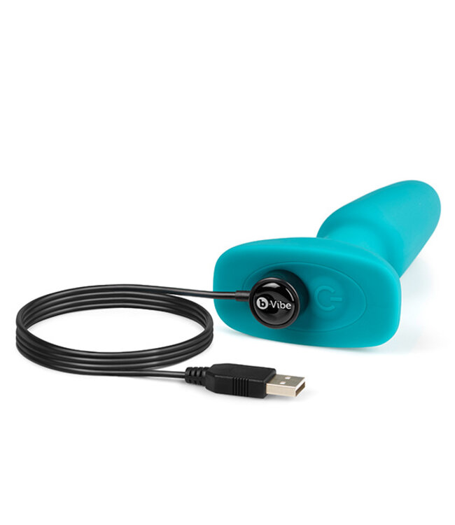 B-Vibe - Rimming Remote Control Plug 2 Blauw