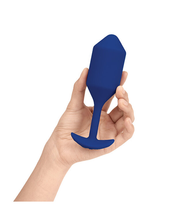B-Vibe - Vibrerende Snug Plug 4 (XL) Blauw