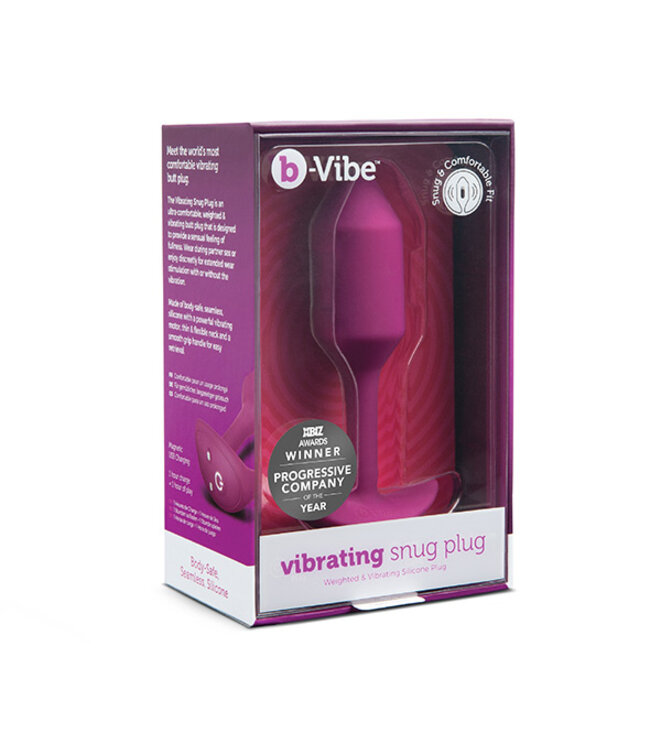B-Vibe - Vibrerende Snug Plug 2 (M) Roze