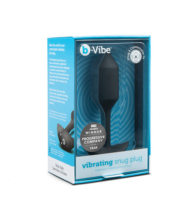 B-Vibe - Vibrerende Snug Plug 2 (M) Zwart