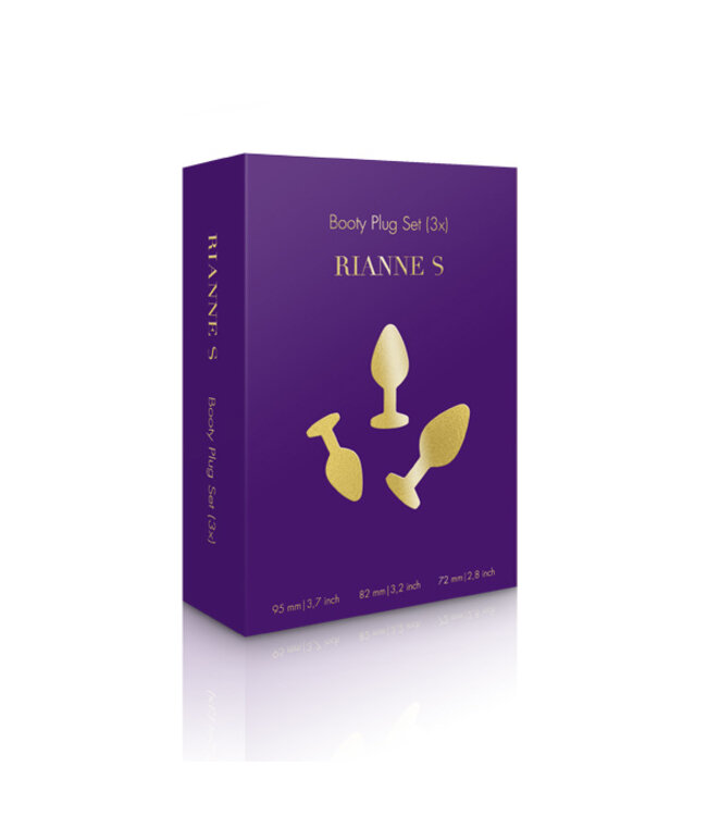 RS - Soiree - Booty Plug Original Set 3x Paars