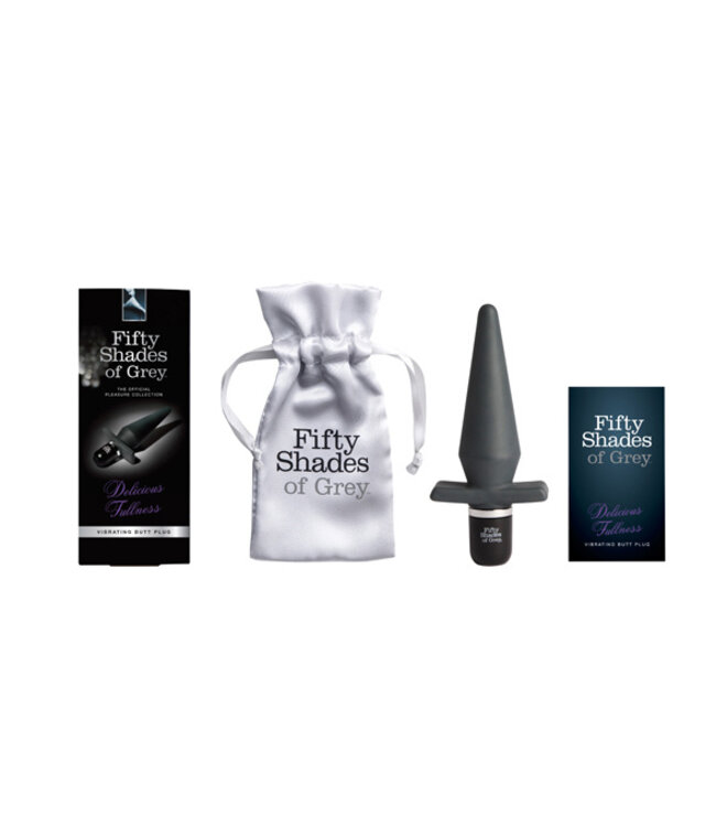 Fifty Shades of Grey - Vibrerende Butt Plug Zwart