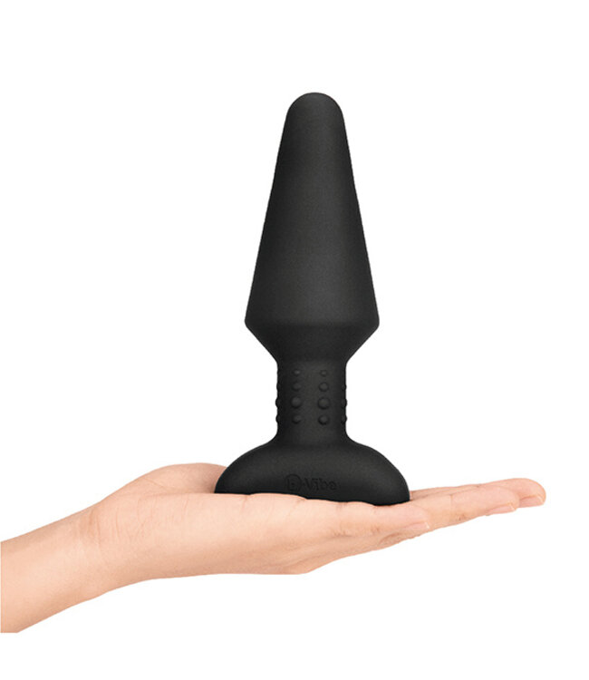 B-Vibe - Rimming Remote Control Plug XL Zwart
