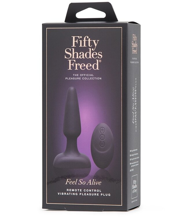 Feel So Alive - FSoG "Freed" Vibrating Pleasure Plug