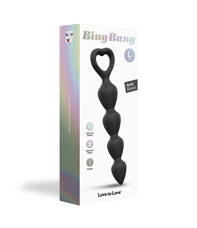 Love to Love - Bing Bang Maat L - Anaal Kettingen - Zwart