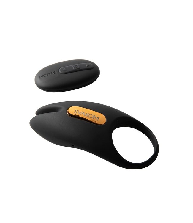 SVAKOM - Winni 2 - Cockring Vibrator met Afstandsbediening - Zwart