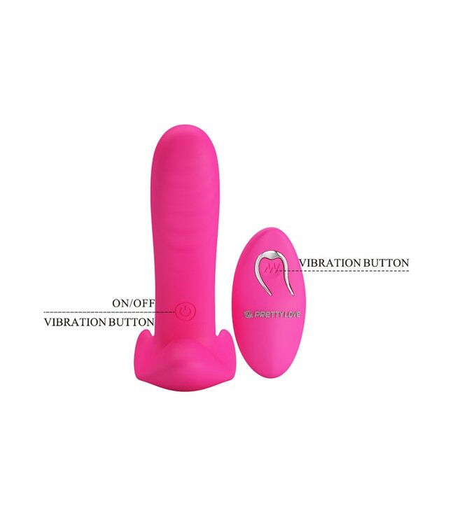 Pretty Love - Massager met afstandsbediening - Roze