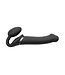 Rimba Strap-On-Me - Buigbare Strap-On Vibrator met Afstandsbediening Maat L - Zwart