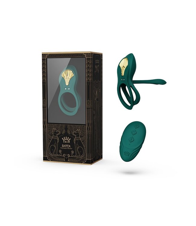 ZALO - Bayek - Cockring Vibrator (met afstandsbediening) - Groen