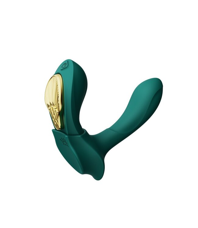 ZALO - Aya - Draagbare Vibrator met Afstandsbediening - Groen