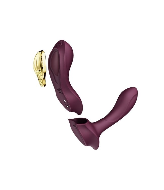ZALO - Aya - Draagbare Vibrator met Afstandsbediening - Paars