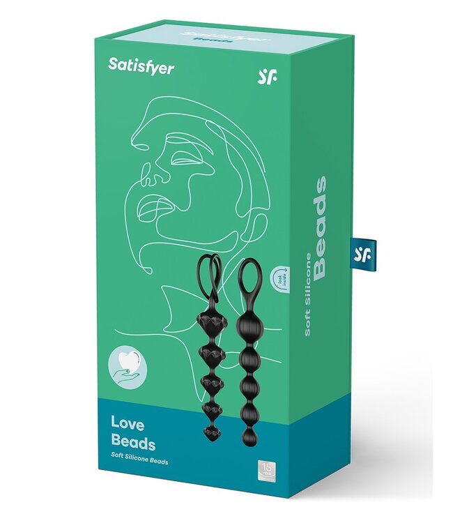 Satisfyer Love Beads Black (set of 2)