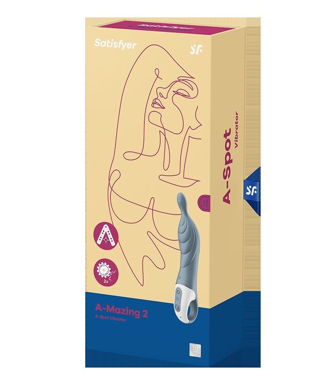 Satisfyer - A-Mazing 2 - A-Spot Vibrator - Grijs
