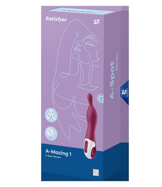 Satisfyer - A-Mazing 1 - A-Spot Vibrator - Berry