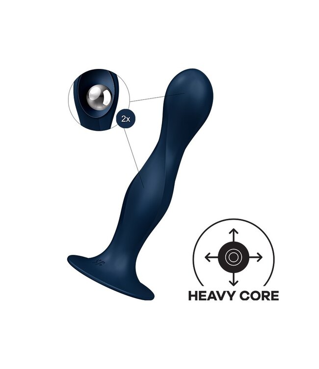 Satisfyer - Dubbele Bal-R - Donkerblauw