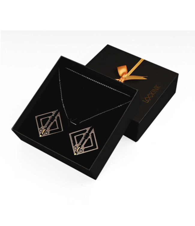 LOCKINK - Adjustable Nipple Clamps with Light Pendant Gray