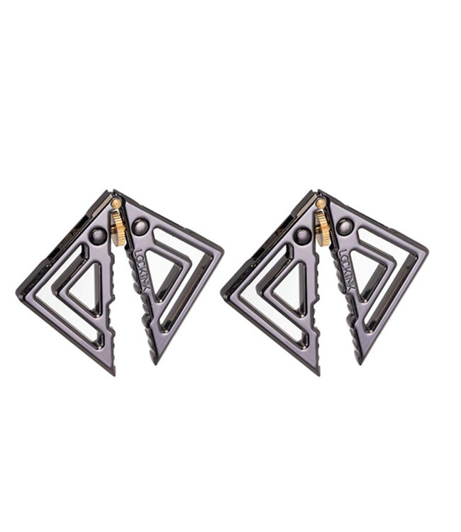 LOCKINK - Adjustable Nipple Clamps with Light Pendant Gray